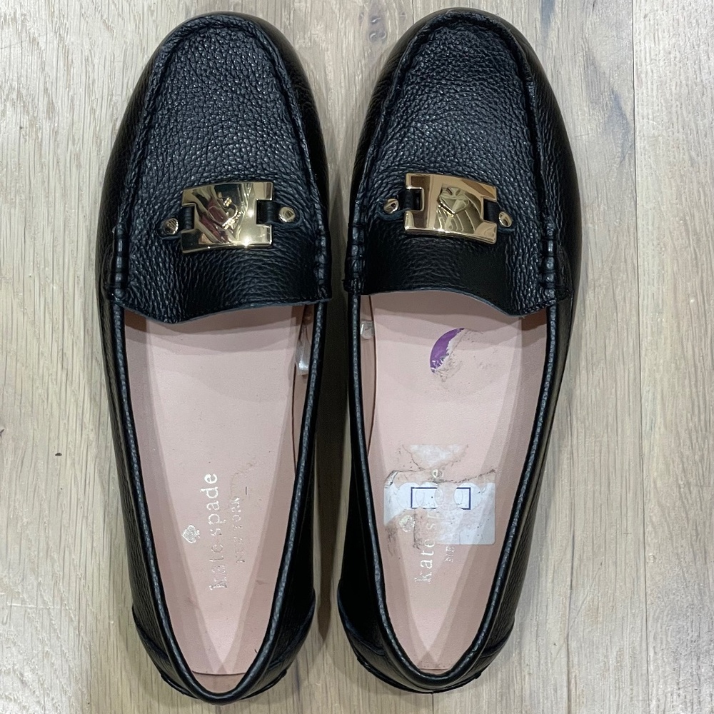Women’s black Kate spade loafers size 6.5
